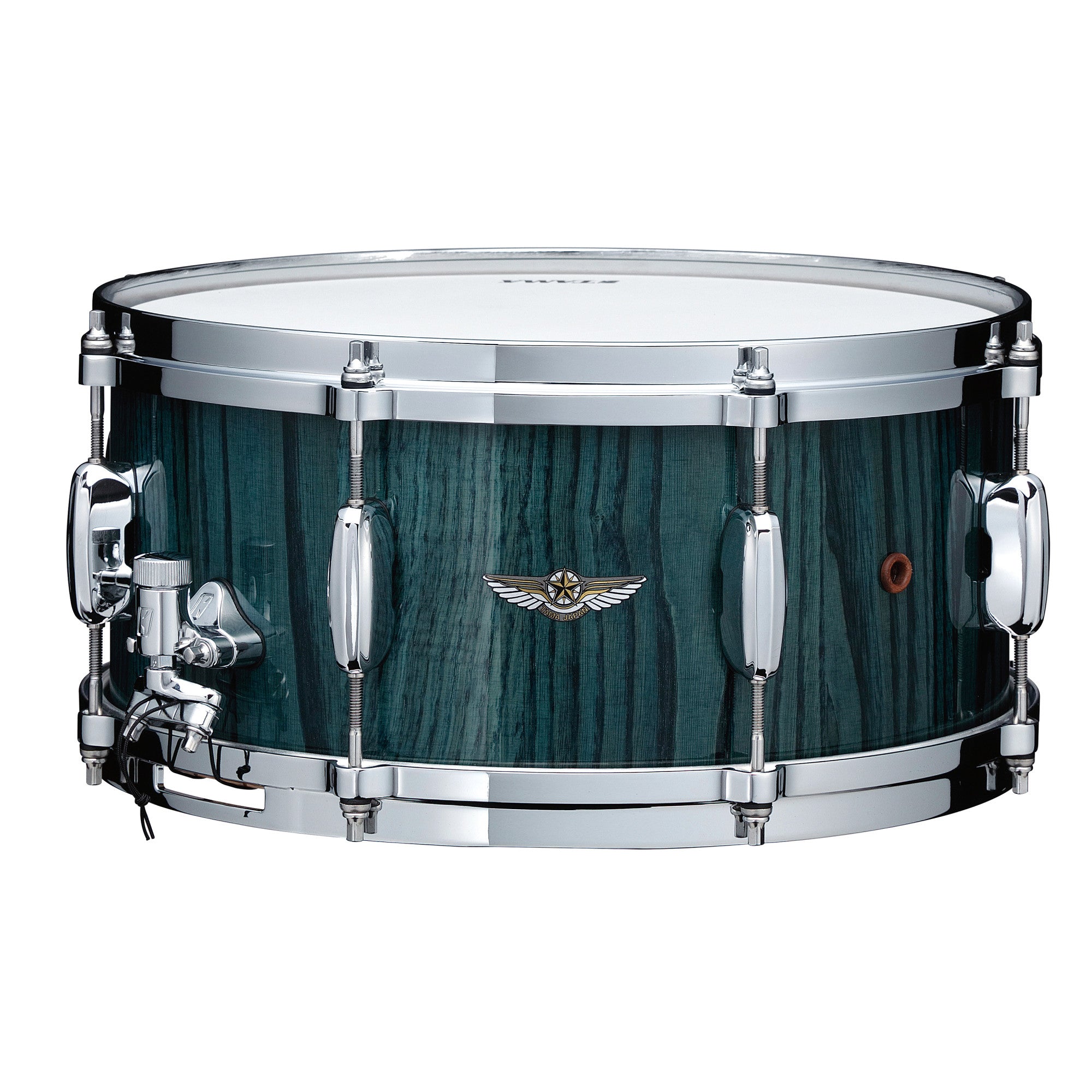 TAMA STAR Walnut Snaredrum 14" x 6,5" - Light Indigo Japanese Chestnut/Chrom HW
