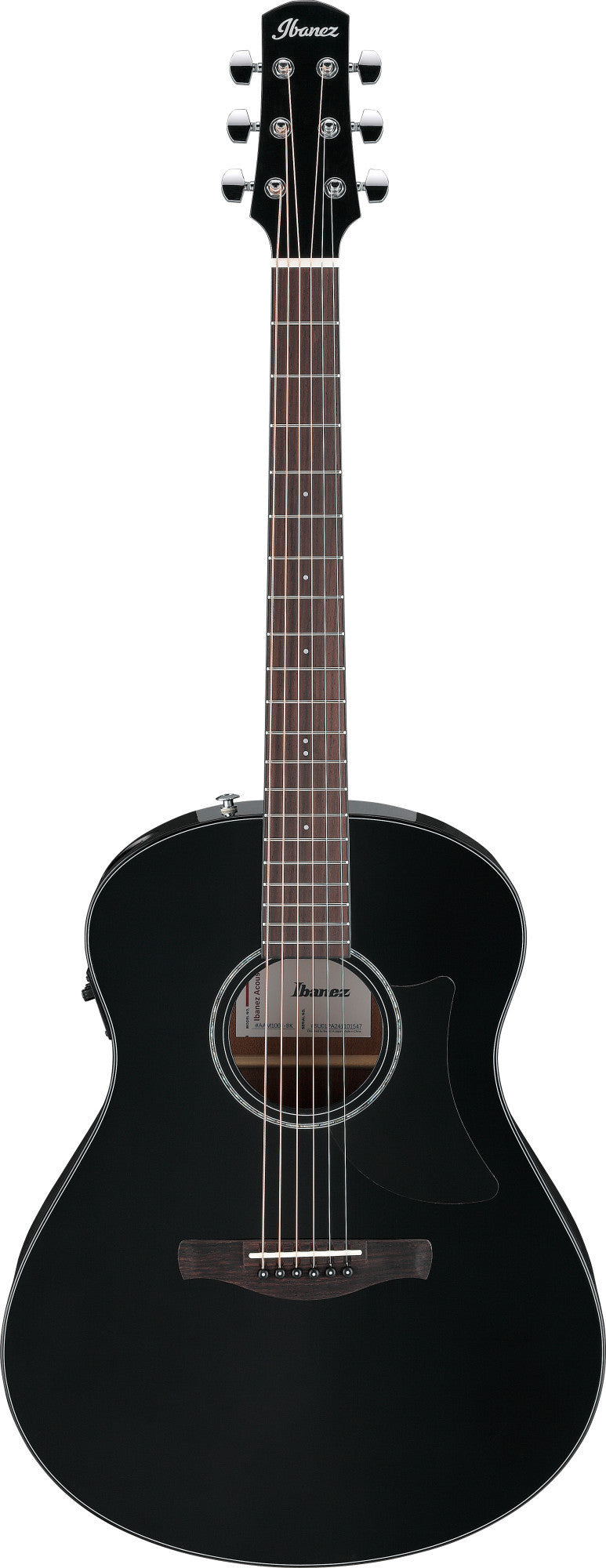 IBANEZ Advanced Acoustic AAM Akustikgitarre 6-String - Black High Gloss