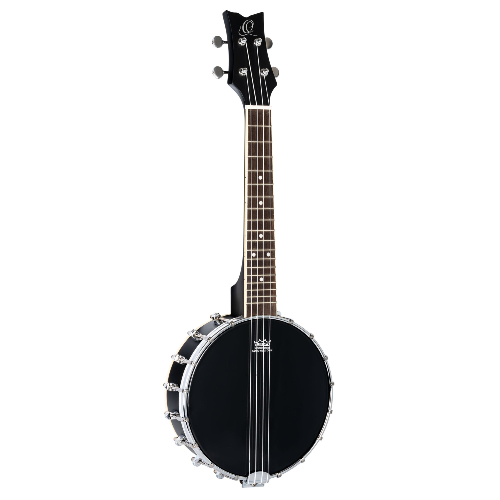 ORTEGA Banjolele Serie Konzert Ukulele 4 String - Maple Black + Bag
