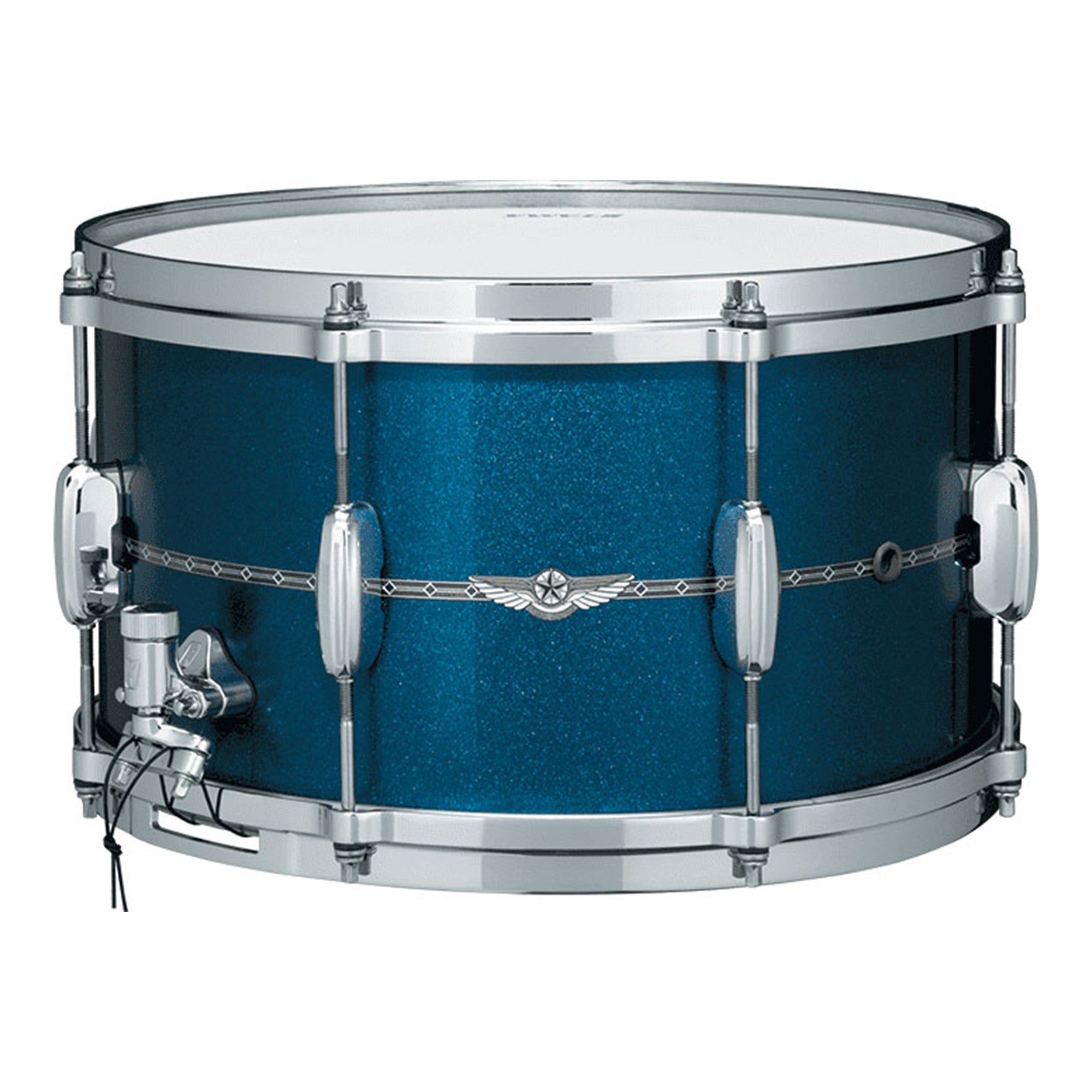 TAMA STAR Maple Snaredrum 14" x 6,5" - Satin Blue Metallic/Chrom HW - Outside Inlay