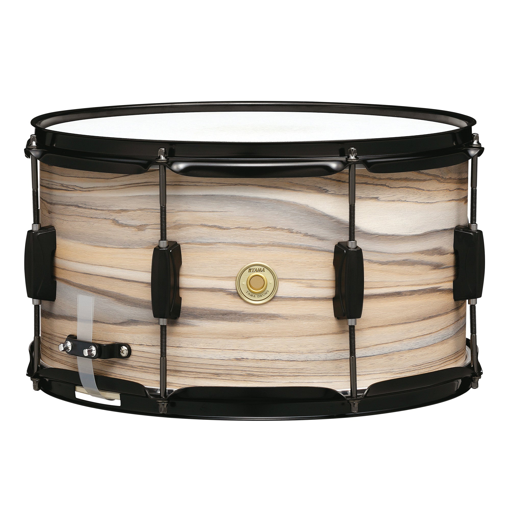 TAMA Woodworks Snaredrum 14" x 8" - Natural Zebrawood Wrap