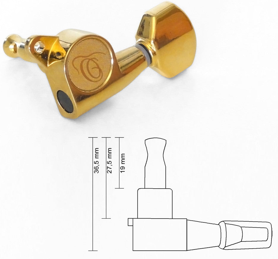 ORTEGA Mechanik - gold G, B, E u.a. passend für RLIZARD-CC/RLIZARD-SO/RLIZARD-TE