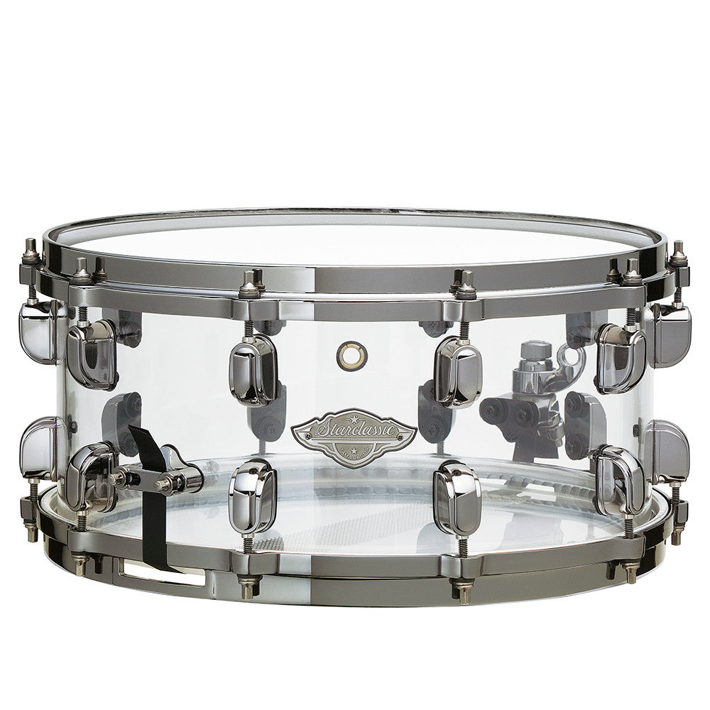 TAMA 50th Limited Starclassic Mirage Snaredrum 14" x 6,5" - Crystal Ice/Black Nickel HW