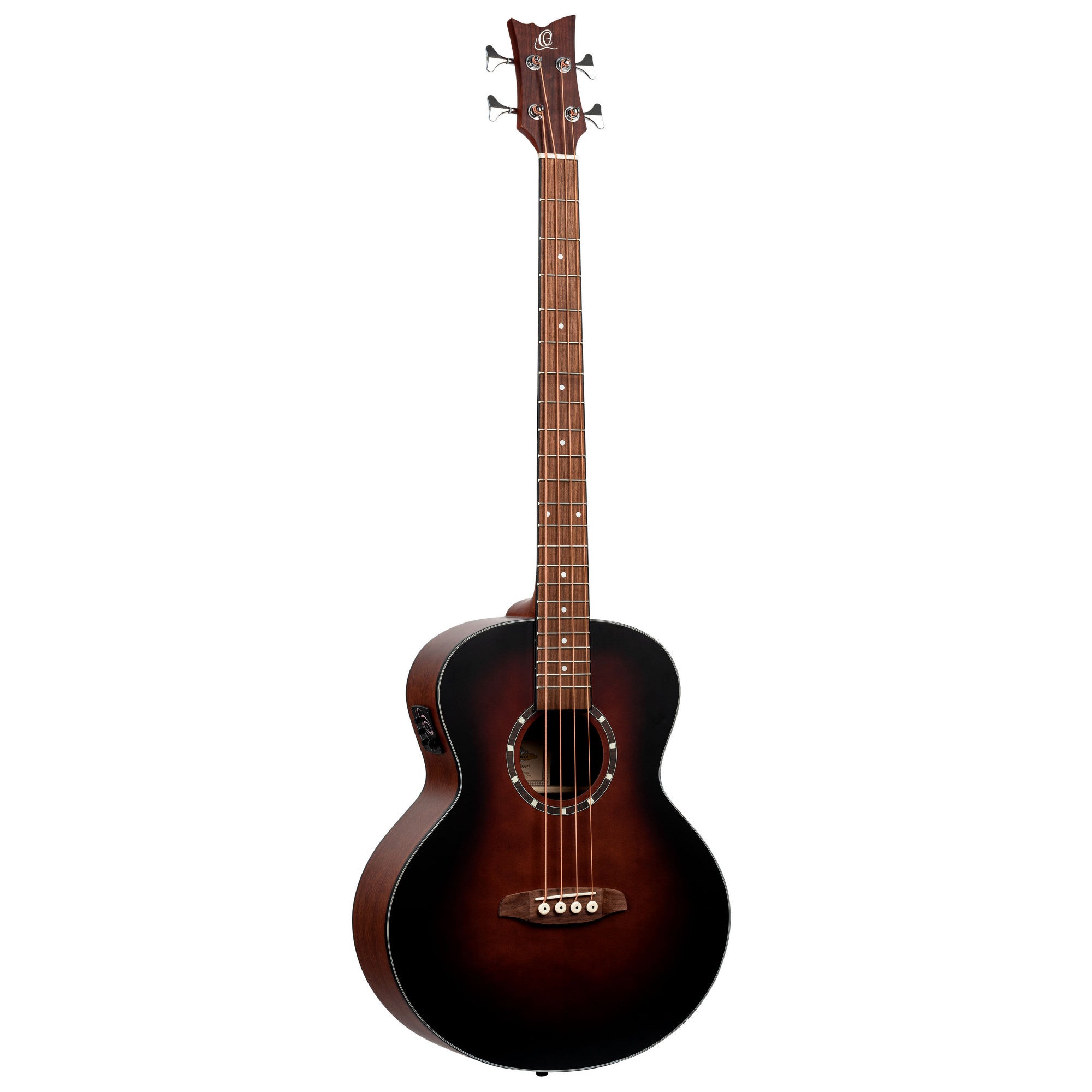 ORTEGA Deep Series 7 Medium Scale Acoustic Bass 4 String - Spruce / Mahogany Bourbon Fade
