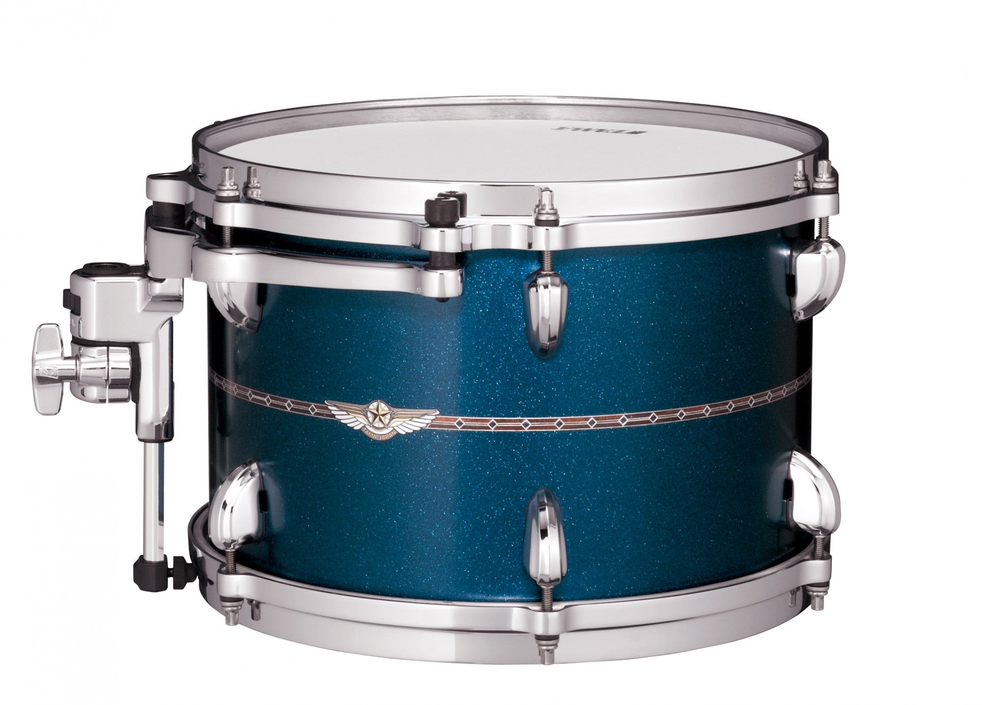 TAMA STAR Maple Rack Tom 8" x 7" - Satin Blue Metallic/Chrom HW/mit Inlay (outside)