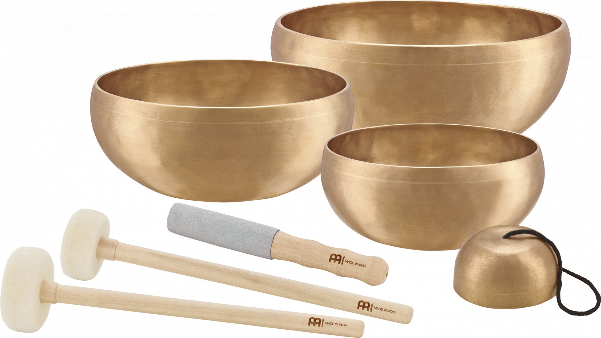MEINL Sonic Energy Cosmos Series Singing Bowl Set 7 teilig - 250/1000/1500/2000g + Mallets