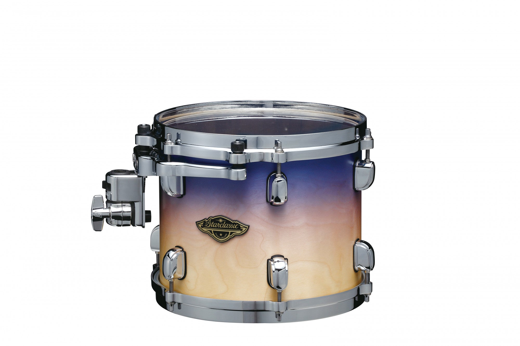 TAMA Starclassic Walnut/Birch Lacquer Rack Tom 8" x 6" - Satin Purple Atmosphere Fade/Chrom HW