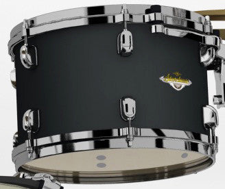 TAMA Starclassic Maple Lacquer Rack Tom 12" x 10" - Flat Black/Black Nickel HW