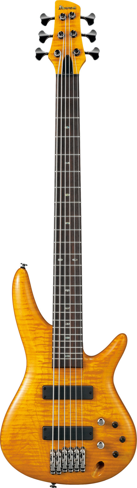 IBANEZ Gerald Veasley Signature E-Bass 6-String - Amber + Koffer