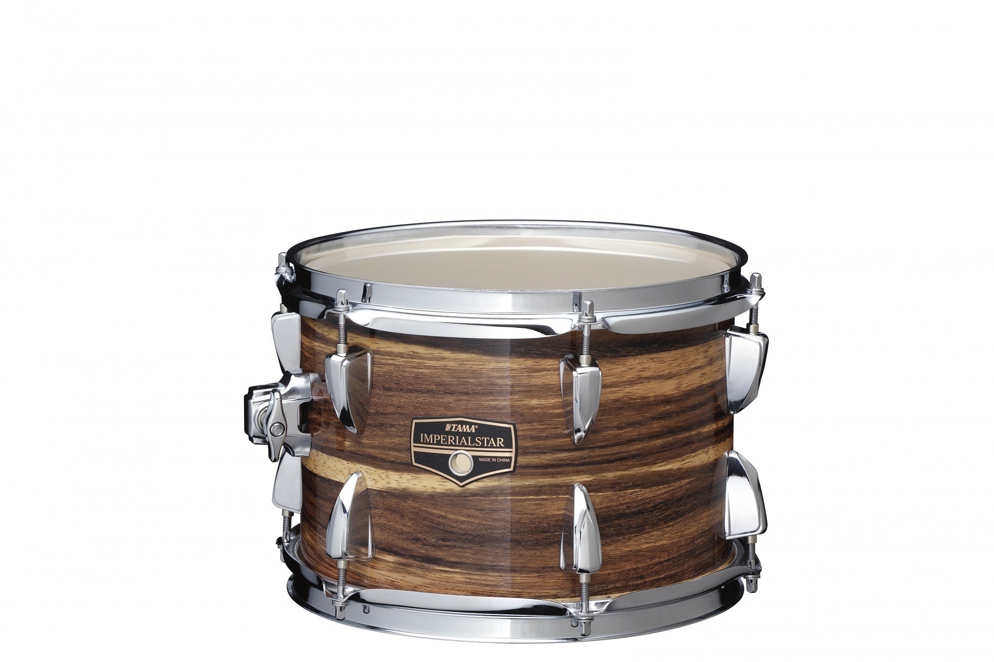 TAMA Imperialstar Rack Tom 12" x 8" - Coffee Teak Wrap/Chrom HW