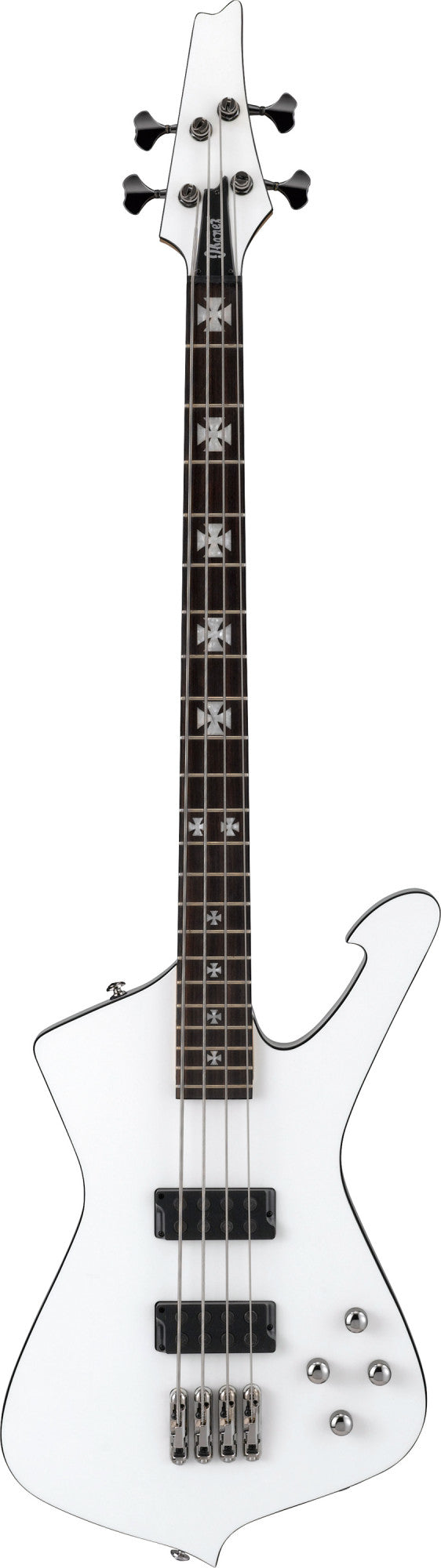 IBANEZ Sharlee D'Angelo Signature E-Bass 4-String - Pearl White + Koffer