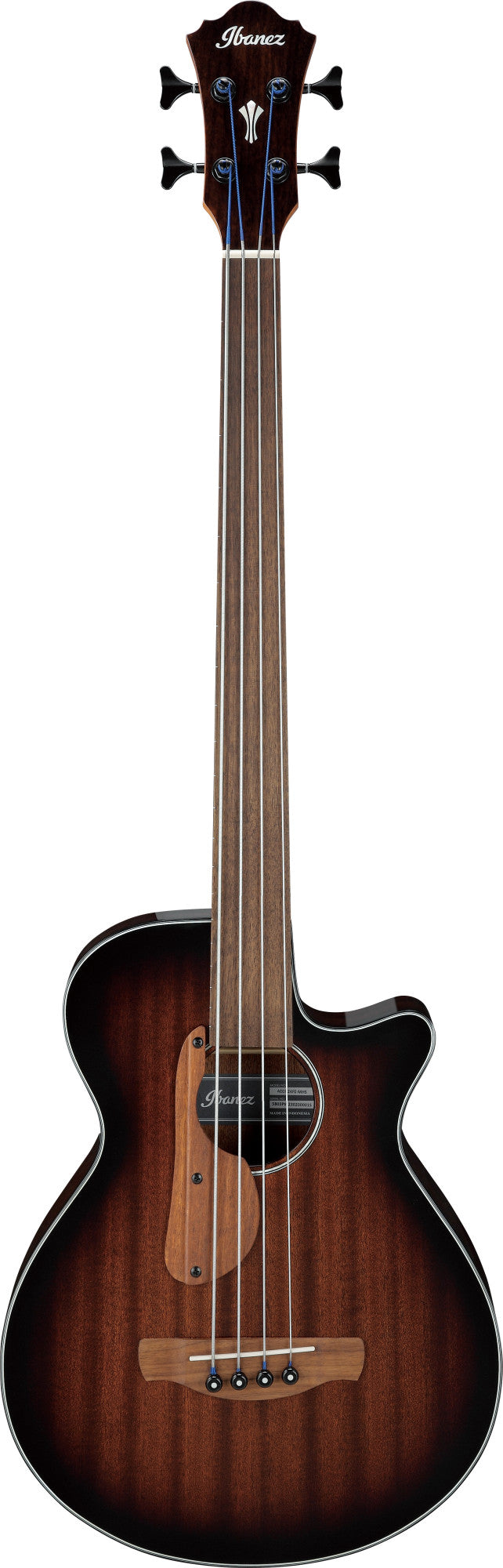 IBANEZ AEGB Akustikbass 4-String Fretless - Mahogany Sunburst High Gloss