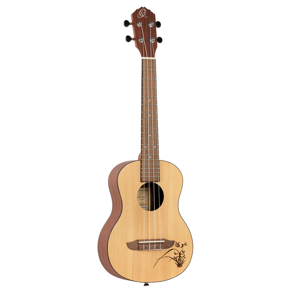 ORTEGA Bonfire Serie Tenor Ukulele 4 String - Fichte/Sapele Natur