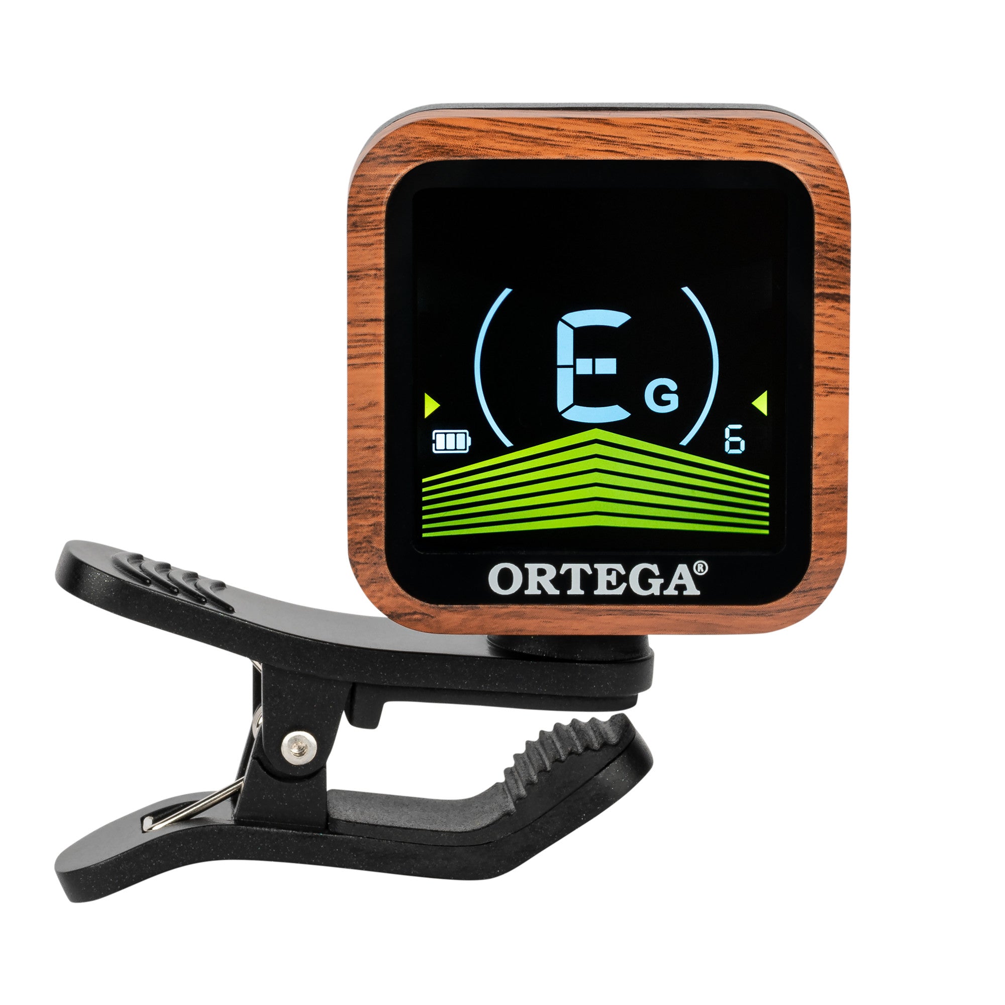 ORTEGA Multi-Mode-Kalibrierungs-Clip-On-Tuner - wiederaufladbar - via USB-C Kabel