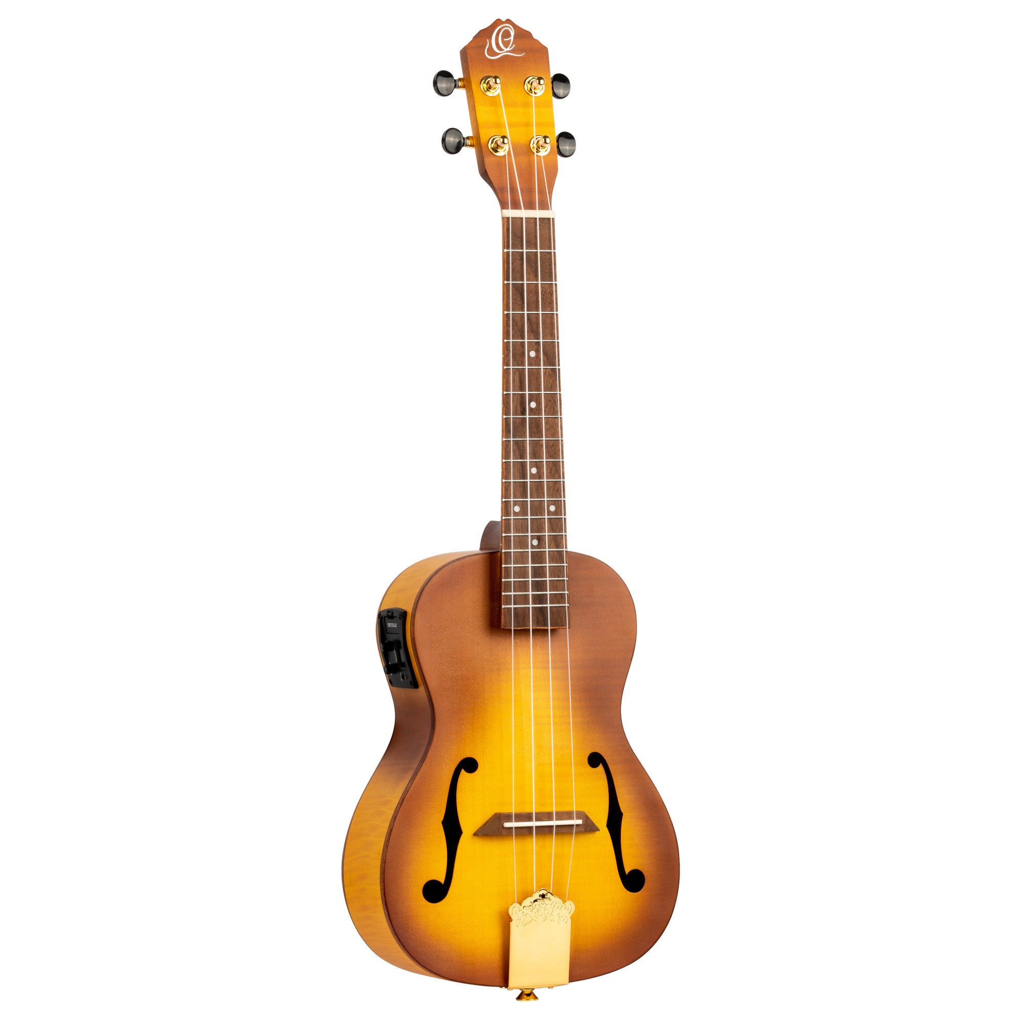 ORTEGA Custom Built Serie Konzert Ukulele 4 String - Honey Sunburst + Bag