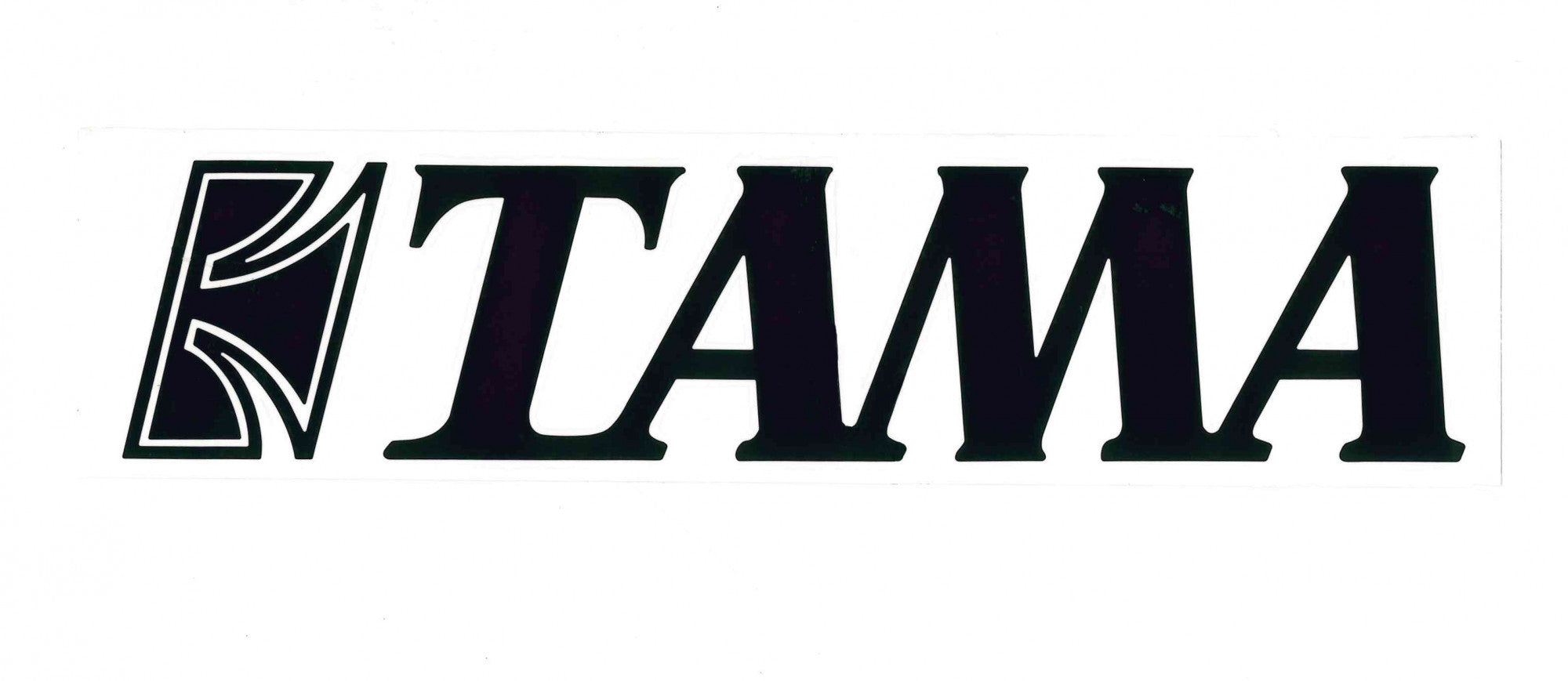 TAMA Logo Sticker 35mm x 150mm - black