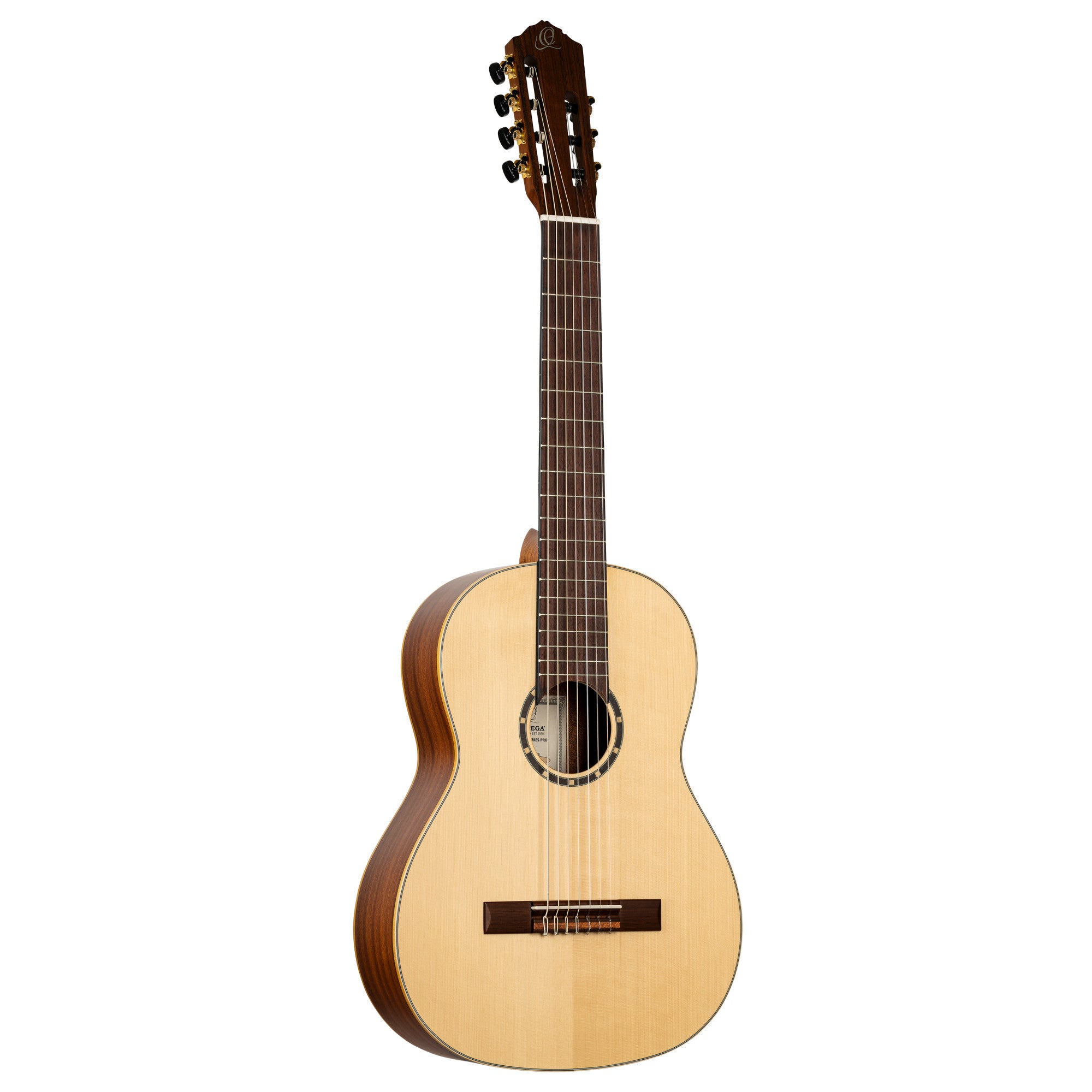ORTEGA Family Series Pro 4/4 Slim Neck Konzertgitarre 7 String - Massive Zeder + Bag