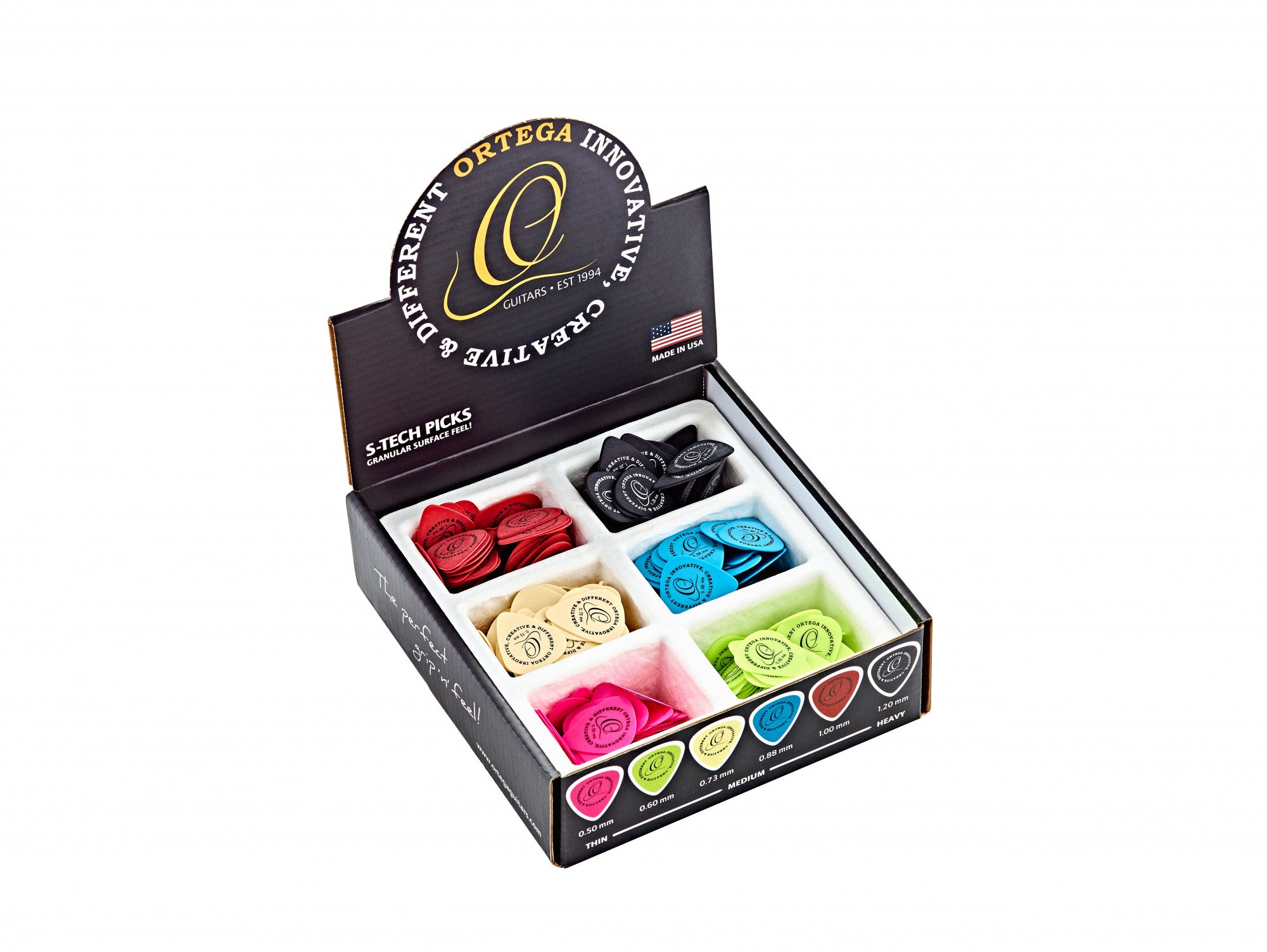 ORTEGA S-Tech Picks Sales Display - 6 x 36 Packs