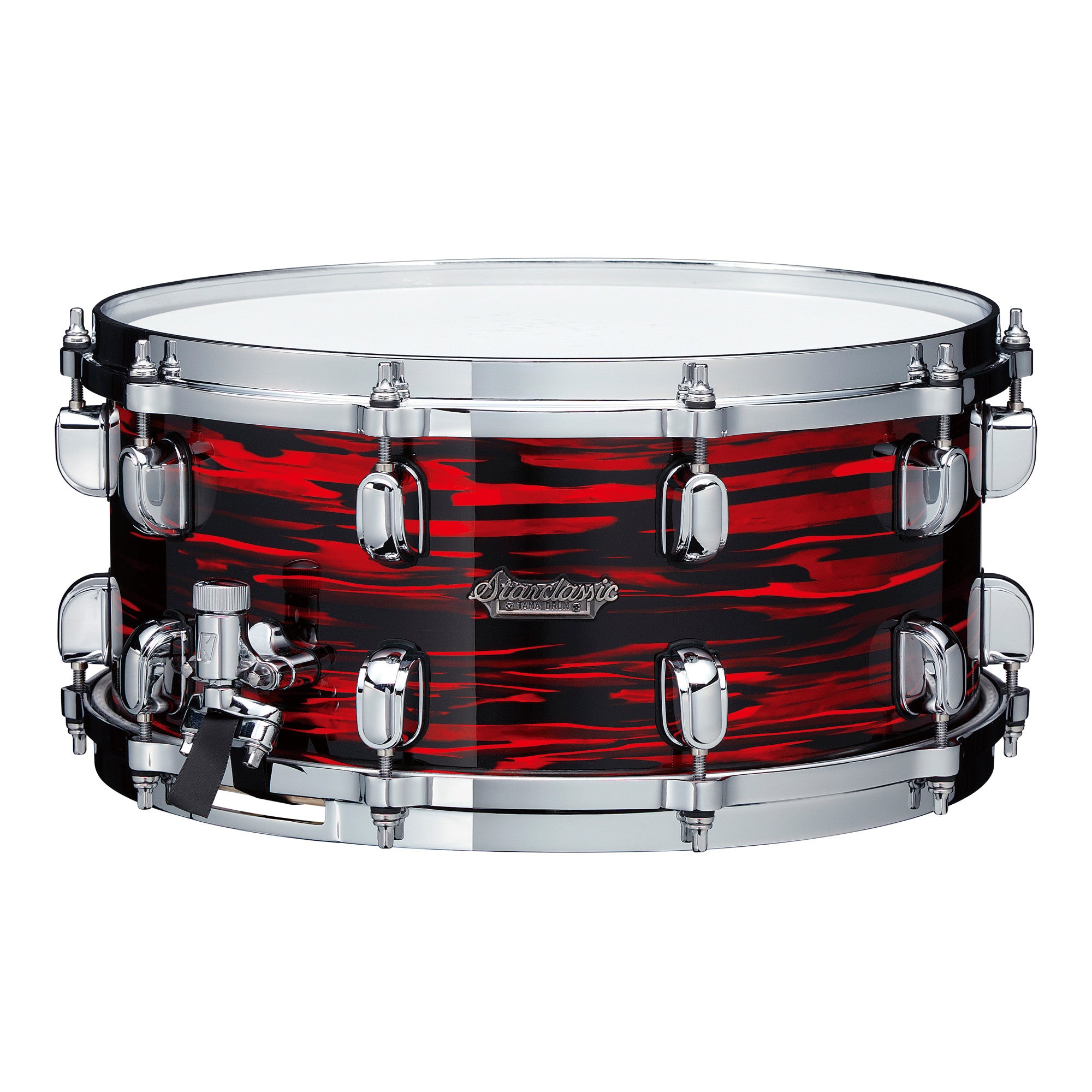 TAMA Starclassic Maple Snaredrum 14" x 8" - Red Oyster/Chrom HW