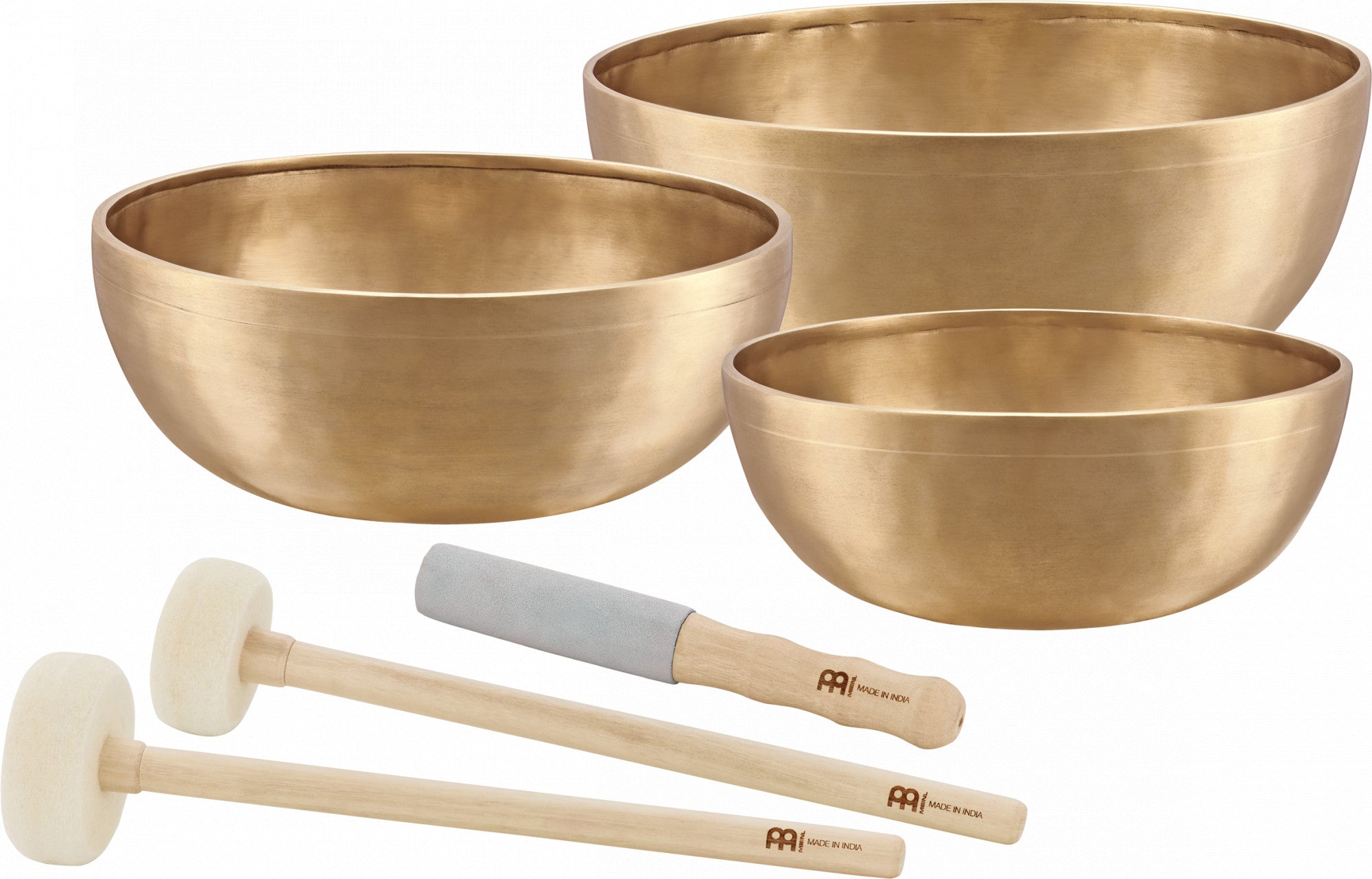 MEINL Sonic Energy Energy Therapy Series Singing Bowl Set 6 teilig - 1400/1800/2200g + Mallets