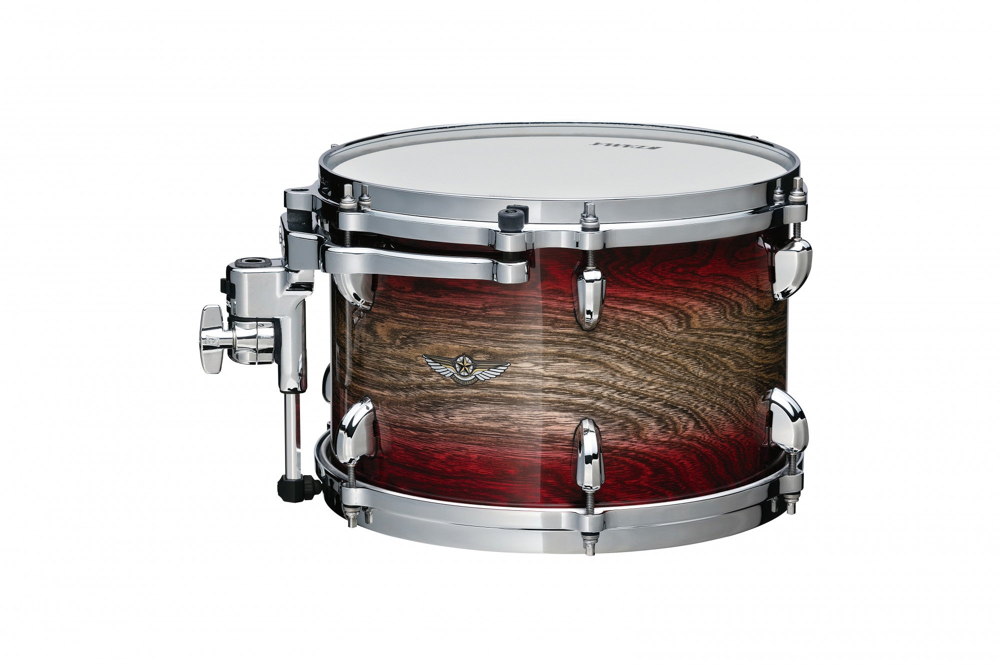 TAMA STAR Walnut Rack Tom 8" x 6" - Garnet Japanese Sen Burst/Chrome HW