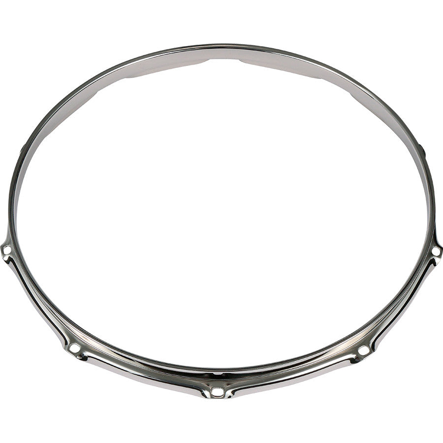 TAMA Brass Mighty Hoops 14" 10-Loch - Chrom Batter Side