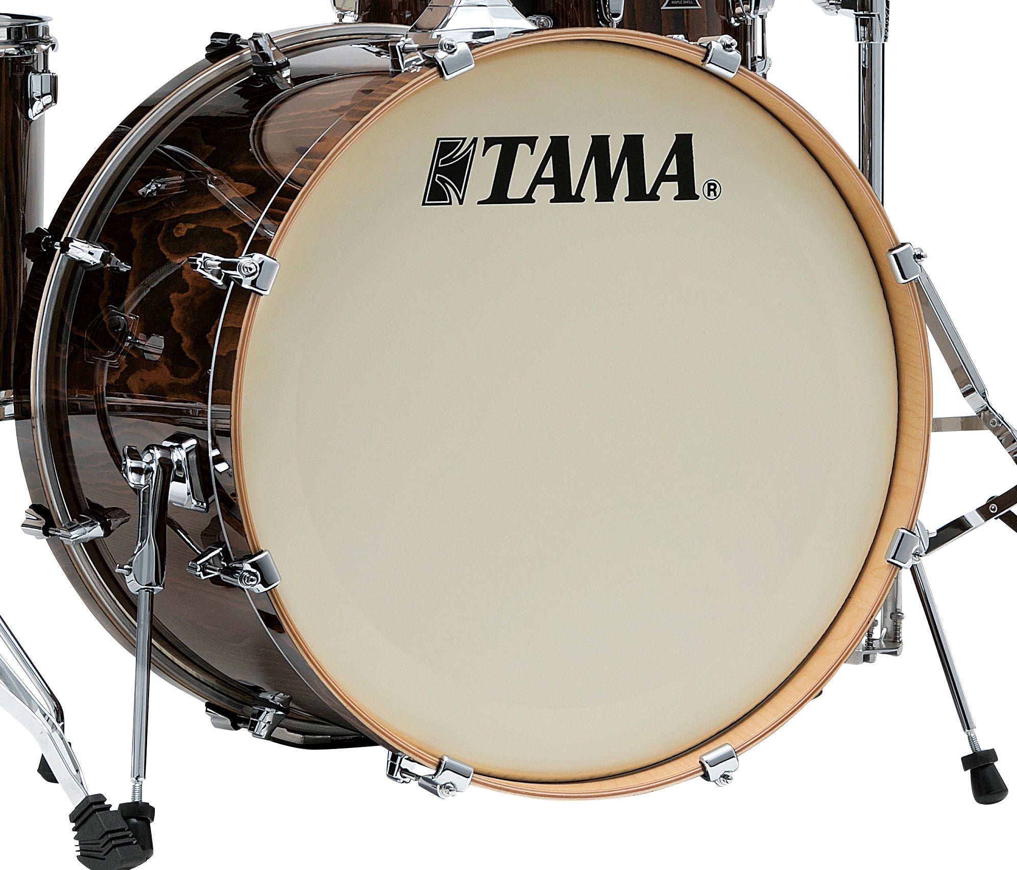 TAMA Superstar Classic Bass Drum 20" x 16" - Gloss Java Lacebark Pine/Chrom HW