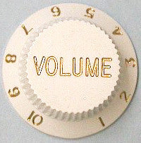 IBANEZ ABS Volume Potiknopf - weiß für GIO/JEM/RG Modelle