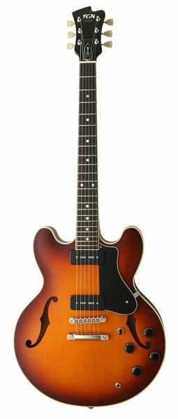 FGN Masterfield Semi Acoustic P-90, Antique Sunburst Limited Edition