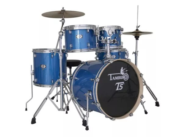 Tamburo T5 P20 BMSK - Komplettes Drumkit, Blue Marine Sparkle