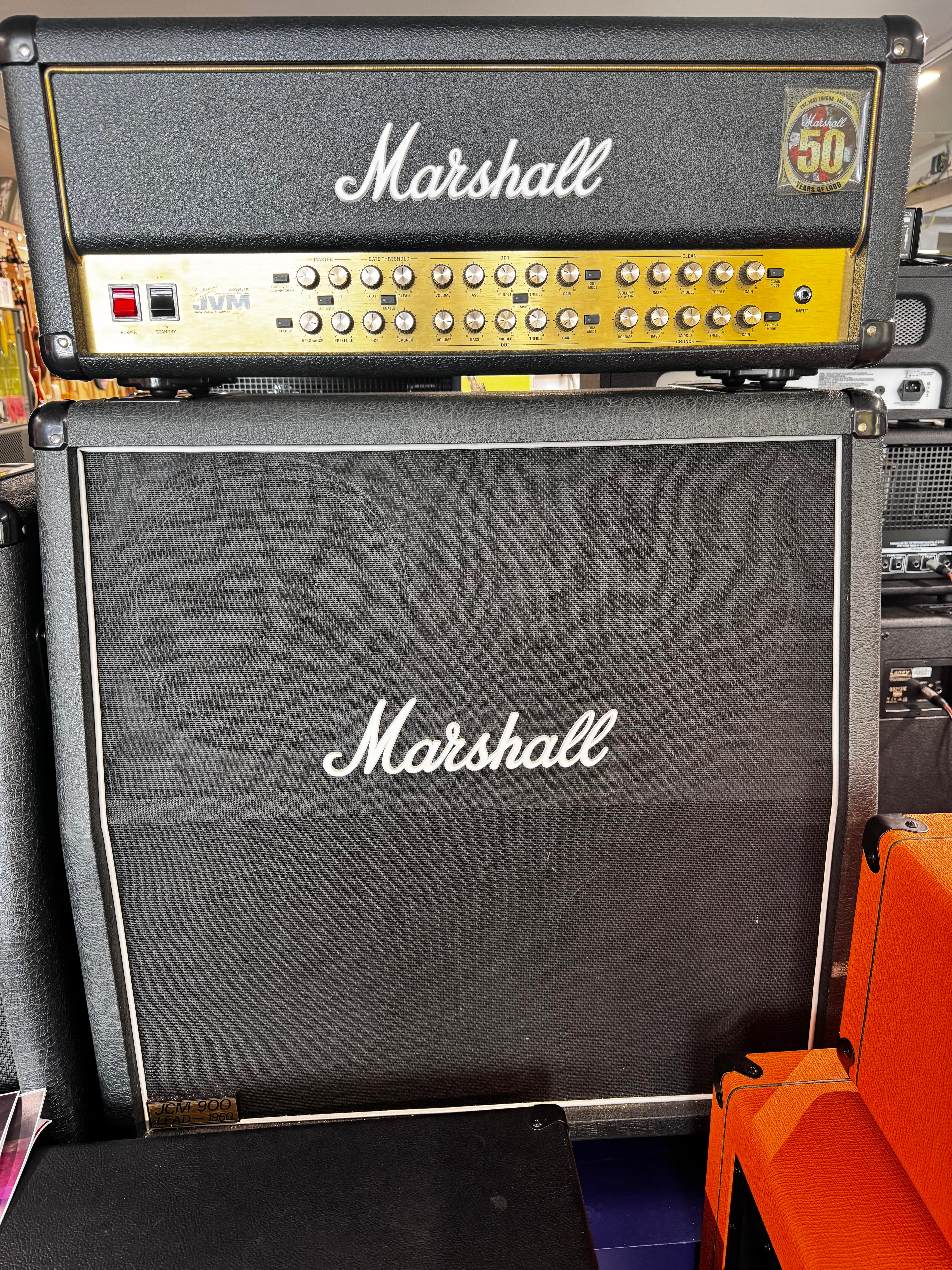 Marshall JVM 410H & 1960A 4x12 Cabinet